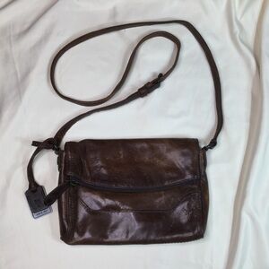 Frye Distressed Melissa Foldover Flap Crossbody